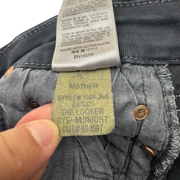 MOTHER The Looker Black Out Jeans - Picture 6 of 14